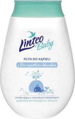 LINTEO BABY płyn do kąpieli z BIO nagietkiem lekarskim 250 ml