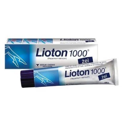 LIOTON 1000 żel 100 g przeciwzakrzepowy, przeciwobrzękowy