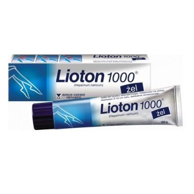 LIOTON 1000 żel 100 g przeciwzakrzepowy, przeciwobrzękowy