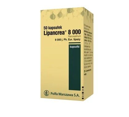 LIPANCREA 8000 50 kapsułek