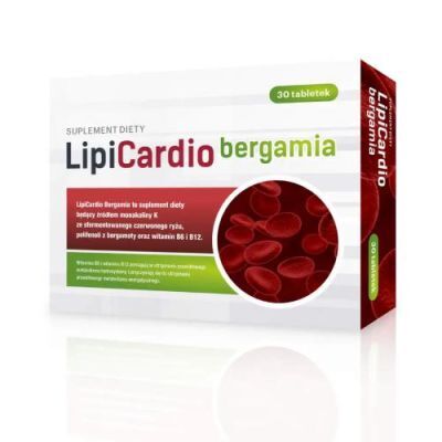 LIPICARDIO BERGAMIA 30 tabletek