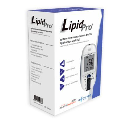 LipidPro aparat – aparat do pomiaru stężenia cholesterolu i profilu lipidowego we krwi