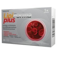 LIPIFORMA PLUS 30 kapsułek na prawidłowy poziom cholesterolu