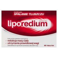 LIPOREDIUM - 60 tabletek KRÓTKA DATA 28.02.2025