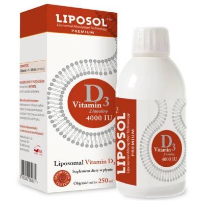 Liposol Liposomalna Witamina D3 4000 IU, 250 ml