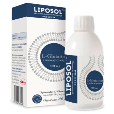 Liposol Liposomalny L-Glutation 500 mg smak cytrynowy, 250 ml
