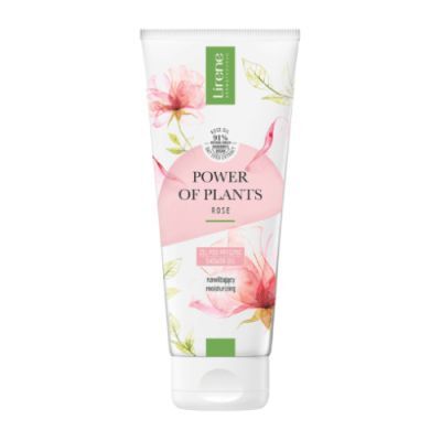 LIRENE Power of Plants Rose Żel pod prysznic nawilżający, 200ml