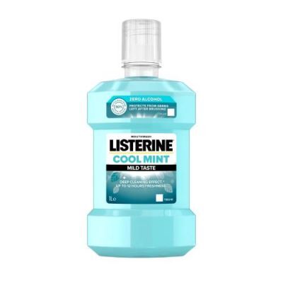 LISTERINE Cool Mint Płyn do płukania jamy ustnej Łagodny Smak, 1000ml