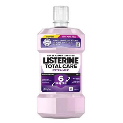 Listerine Total Care Extra Mild Płyn do płukania jamy ustnej, 500 ml