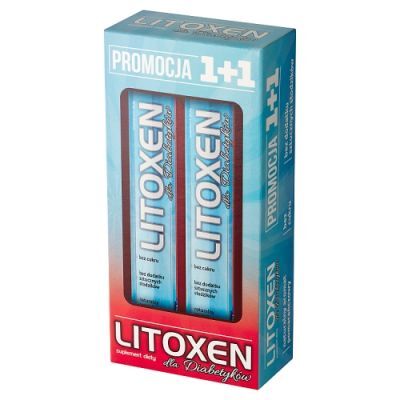 LITOXEN Dla Diabetyków Zestaw 2 x 20 tabletek musujących
