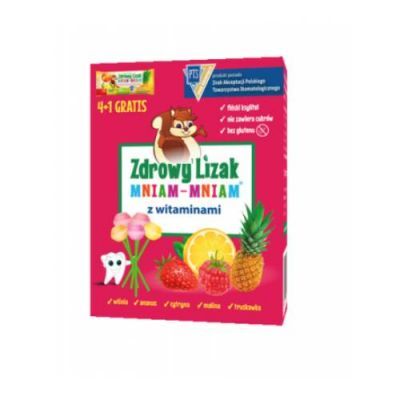 Lizak MNIAM-MNIAM z witaminami 5 sztuk