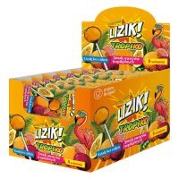 LIZIK! Tropiko Lizak bez cukru o smaku owoców tropikalnych, 30 szt.