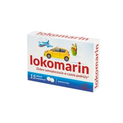 LOKOMARIN 15 tabletek + kolorowanka