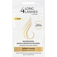 LONG4LASHES Maska serum do włosów z fitokeratyną SHINE POWER 2 x 6 ml