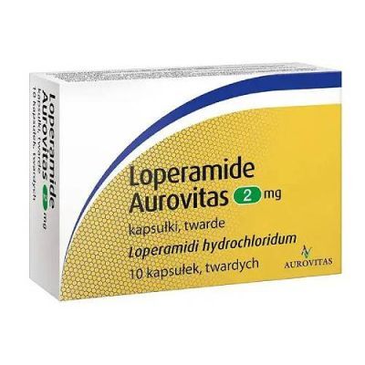 Loperamide Aurovitas 2 mg, 10 kaps.