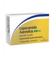 LOPERAMIDE Aurovitas 2 mg 10 kapsułek