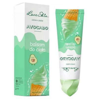 Love Skin Ice Cream Avocado Balsam do ciała z ekstraktem z awokado, 120 g