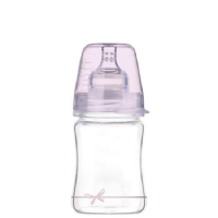 LOVI DIAMOND GLASS Butelka niemowlęca szklana 150ml 74/104 Baby Shower girl