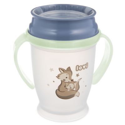 LOVI Kubek 360° Night&Day Fox świecący w ciemności 1/611, 250 ml