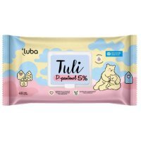Luba Tuli D-panthenol 5% Chusteczki nawilżane dla dzieci i niemowląt, 48 szt.