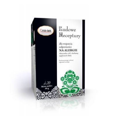 LUDOWE RECEPTURY Dla wsparcia odporności Na alergie, 20 saszetek