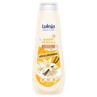 LUKSJA Creamy &amp; Soft Kremowy płyn do kąpieli o zapachu otulającej wanilii, 900ml