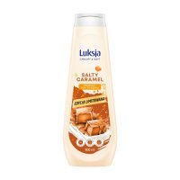 LUKSJA Creamy &amp; Soft Kremowy płyn do kąpieli o zapachu słonego karmelu, 900ml