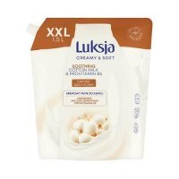 LUKSJA Creamy &amp; Soft Płyn do kąpieli Mleczko bawełniane i prowitamina B5, 1500ml (zapas)