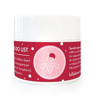 LULLALOVE Miodowy peeling do ust, 15 ml
