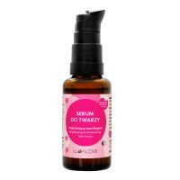 LULLALOVE Rozjaśniająco-nawilżające serum malinowe do twarzy, 30ml