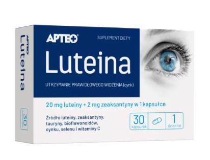 Luteina APTEO, 30 kapsułek KRÓTKA DATA 30.11.2026