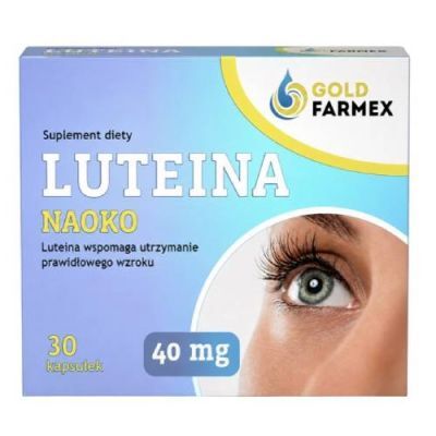 Luteina NAOKO 40 mg 30 kapsułek GOLDFARMEX