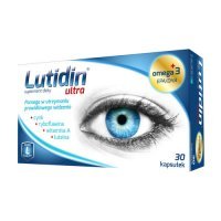 LUTIDIN ULTRA 30 kapsułek utrzymanie prawidłowego widzenia