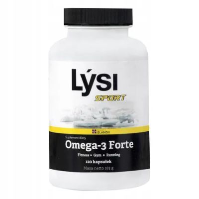 Lysi Sport Omega 3 Forte 1000 mg, 120 kaps.