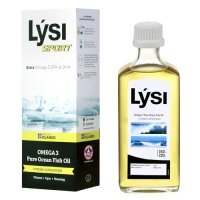 Lysi Sport Omega 3 Pure Ocean Fish Oil o smaku cytrynowym, 240 ml