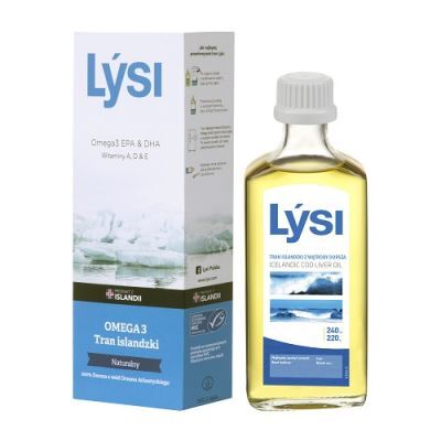 Lysi Tran islandzki naturalny, 240 ml