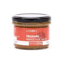 ŁYSOŃ Miód z trzema dodatkami - "Miodowita", 250g