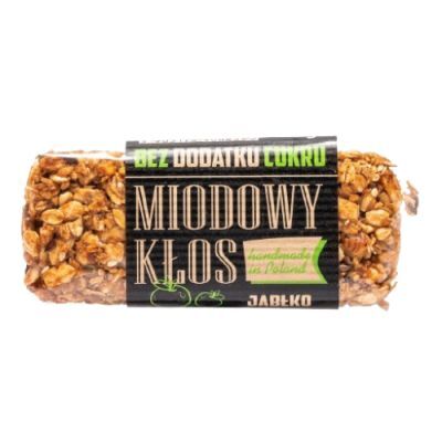 Łysoń Miodowy Kłos Baton miodowy bez dodatku cukru Jabłko, 45 g