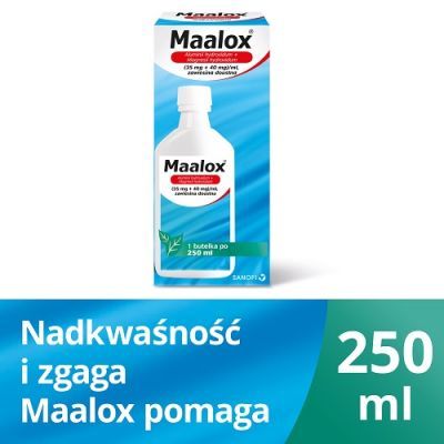 MAALOX zawiesina 250 ml