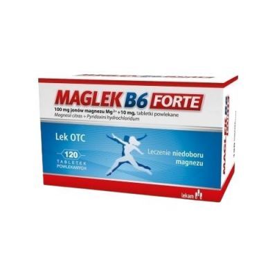 Maglek B6 Forte, 120 tabletek powlekanych