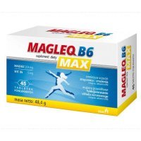 MAGLEQ B6 MAX 45 tabletek  DATA WAŻNOŚCI 31.01.2023