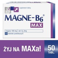 MAGNE-B6 MAX 50 tabletek