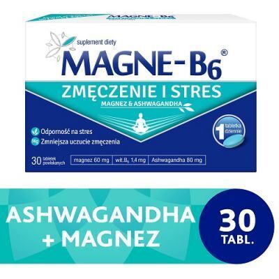 MAGNE-B6 ZMĘCZENIE i STRES 30 tabletek DATA WAŻNOŚCI