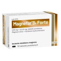 Magnefar B6 Forte, 90 tabletek