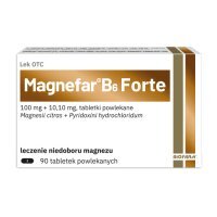 Magnefar B6 Forte, 90 tabletek