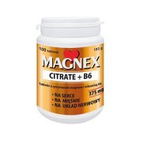 MAGNEX Citrate + B6 100 tabletek