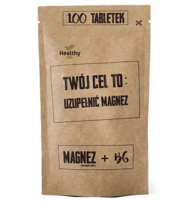 MAGNEZ + B6 100 tabletek TWÓJ CEL TO: Uzupełnić magnez