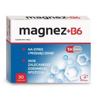 MAGNEZ + B6 30 kapsułek COLFARM