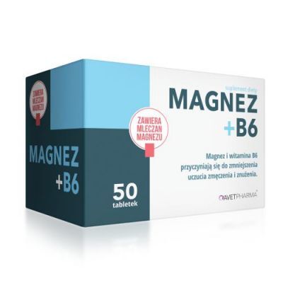 MAGNEZ + B6 50 tabletek AVET PHARMA