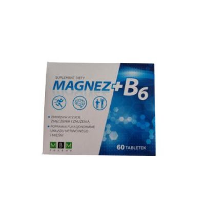 Magnez + B6, 60tabletek